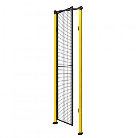 Dvere X-GUARD, vrátane stĺpikov a pletiva, s rámom, 2000x1500 mm  - zobraziť veľký náhľad