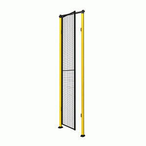 Dvere X-GUARD, vrátane stĺpikov a pletiva, s rámom, 2300x900 mm